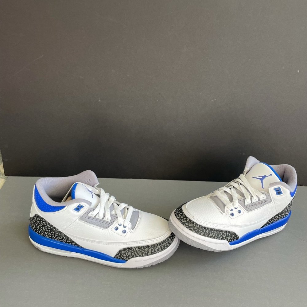 Size 7GS - Air Jordan 3 Retro Racer Blue MPN 398614-145